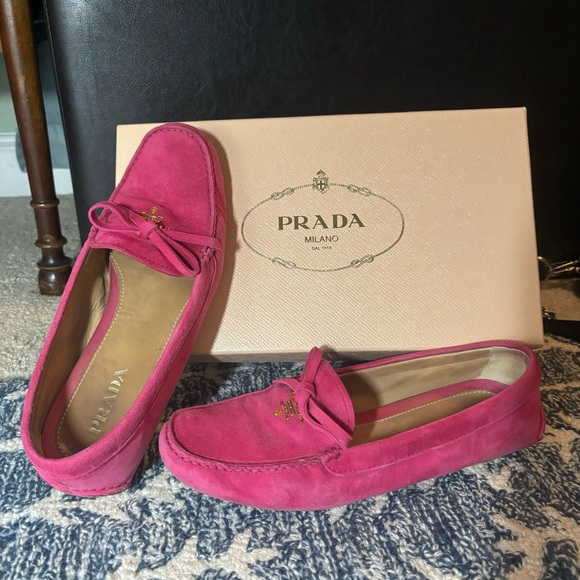 Prada Suede Loafers - Picture 2 of 8